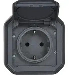 Legrand 069799L Plexo New FRAP Schutzkontakt-Steckdose Steckkle EB,IP44 - Grau