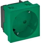 OBO STD-D3S MZGN1 Steckdose 33&deg; 1-fach Schutzkontakt 6120077 - Gr&uuml;n