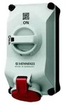 Mennekes Wandsteckdose 5601506G - Schwarz/Grau/Rot