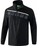 Erima 5-C Allwetterjacke Kinder - Schwarz / Wei&szlig; - Schwarz - 128