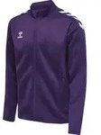 HUMMEL hmlCORE XK POLY ZIP SWEAT, ACAI/WHITE, S - Lila - S