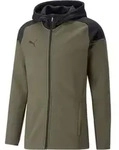 Puma Team Cup Casuals Kapuzenjacke Herren - Mossy Green - Gr&uuml;n - S