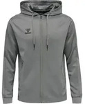 HUMMEL hmlCORE XK POLY ZIP HOOD SWEAT 2006 GREY MELANGE S - Grau - S