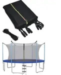 COSTWAY &Oslash;366cm Trampolin Sicherheitsnetz f&uuml;r Gartentrampoline, Ersatznetz