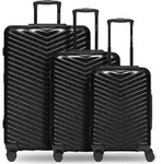 REDOLZ Essentials 18 Trolley Set 3-teilig Metallic Black schwarz 56cm - Schwarz
