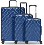 REDOLZ Essentials 18 Trolley Set 3-teilig Metallic Blue Shiny blau 56cm -...
