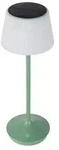 Au&szlig;entischleuchten - LED / CCT Solar-/ Akkutischleuchte "EMMI" H: 38cm gr&uuml;n,