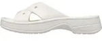 Sandalen zum Hineinschl&uuml;pfen mit gekreuzten Riemen - Wei&szlig; - 41-42