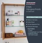 FACKELMANN Doppel-H&auml;ngeschrank FINN / Push-to-Open-Technik / Ma&szlig;e (B x H x...