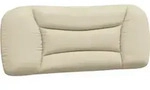 vidaXL Kopfteil-Kissen "Hvar" Creme 100 cm Stoff - Creme