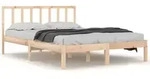 vidaXL Massivholzbett Kiefer 160x200 cm - Braun