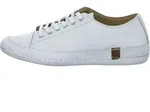 Andrea Conti Schn&uuml;rhalbschuhe in weiss/weiss kombi, Gr. 36 - Wei&szlig; - 36