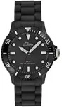 s.Oliver Uhr COLORS Silikonbanduhr SO-2290-PQ - Schwarz
