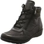 Caprice Schn&uuml;rstiefel Schwarz - Schwarz - 38