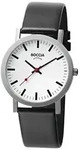 Boccia Titanium 521-03 Uhr Herrenuhr Lederarmband schwarz - Wei&szlig;