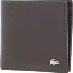 LACOSTE Leder Geldb&ouml;rse FG Billfold & Coin Morel taupe - Taupe/Braun