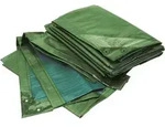 Abdeckplane RAINEXO, 150 g/m2, 2x3 m, gr&uuml;n/blau