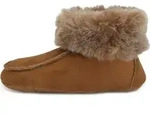 Lammfell Hausschuhe - IBIZA COGNAC - Schuhgr&ouml;&szlig;e: EUR 42 - 42