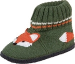 Beck Jungen Hausschuh Fuchs, Gr&uuml;n, 25 EU - Gr&uuml;n - 25