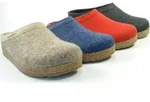 Haflinger Schuhe Damen Hausschuhe Pantoffeln Wolle Grizzly Torben 713001, Gr&ouml;&szlig;e:47