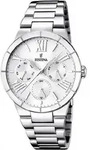 Festina Trend Damen Armbanduhr Mademoiselle Edelstahl F16716/1 - Silber