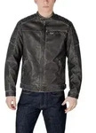 Jack & Jones Rocky Lederjacke Schwarz 2XL Herren Schwarz 2XL - Schwarz - XXL