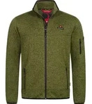 H&ouml;henhorn Tacul Herren Jacke Fleece Strickjacke Gr&uuml;n Gr. S - Gr&uuml;n - S