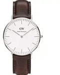Daniel Wellington Uhr - Damenuhr Bristol Silver - 0611DW - Braun
