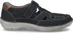 Josef Seibel Slipper gelocht gefloch. modisch in blau, Gr. 41 - Blau - 41