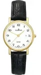 Dugena Damen-Armbanduhr 2171016 Zenit, Quarz, Edelstahl, Lederarmband, 3 bar