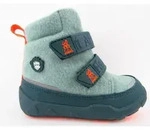 Affenzahn MID BOOT Wool Bunny Klettstiefel Gr&uuml;n in Gr. 21 - Petrol - 21