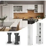 Apothekerschrank Vicco Fame-Line Wei&szlig; Hochglanz 30 cm, Model 36471 - Wei&szlig;
