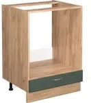 Herdumbauschrank Vicco Fame-Line Gr&uuml;n-Gold Landhaus 60 cm ohne Arbeitsplatte,...