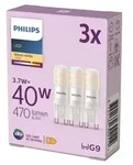 Philips Brenner 40 W G9 G9 x3, 3,7 W, 40 W, G9, 470 lm, 15000 h, Warmwei&szlig;