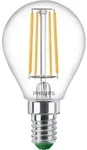 Philips Filament-Lampe, Tropfenform, transparent 40W P45 E14, 2,3 W, 40 W, E14,...