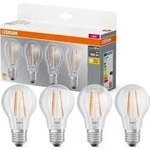 Osram Leuchtmittel Ledvance 4er Set E27 6,5 Watt LED Filament warmwei&szlig;