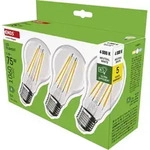 EMOS LED Lampe Edison A60 3er Pack, 5W Ersatz f&uuml;r 75W Gl&uuml;hbirne, A Klasse