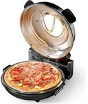 Pizzamaker mit Keramiksteinplatte &Oslash;32cm und Sichtfenster, zwei Heizelemente...