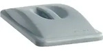 Rubbermaid Deckel Slim Jim mit Griff grau - Grau