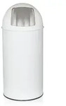 hjh OFFICE M&uuml;lleimer 35 Liter PUSH 35L Abfalleimer M&uuml;lltrenner rund f&uuml;r K&uuml;che,