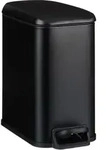 Relaxdays M&uuml;lleimer Bad, 5 l, Kosmetikeimer mit Soft-Close, matte Optik,