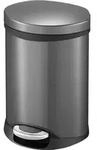 Primaster Treteimer 6 l Clara anthrazit - Grau