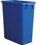 Abfall- u.Wertstoffsammler 60l H590xB285xT555mm PE blau GRAF - Blau