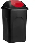Stefanplast&reg; M&uuml;lleimer mit Schwingdeckel 60L Abfalleimer Geruchsarm K&uuml;che Bad