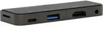 EXSYS EX-1222HM, Kabelgebunden, USB 3.2 Gen 1 (3.1 Gen 1) Type-C, 87 W, Anthrazit,