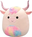 Squishmallows P20 Dagnus Highland Cow (206542) Teddyb&auml;r Rosa Rosa One Size -...