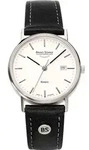 Bruno S&ouml;hnle Damen Armbanduhr 17-13106-241 Rondo Edelstahl Lederband schwarz
