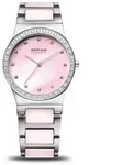 BERING Ceramic Damenuhr silber/pink 32435-999 - Rosa