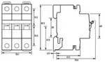 Doepke DLS 6i C10-3, Miniatur-Leistungsschalter, 10000 A, IP20
