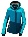 killtec Damen Skijacke/Funktionsjacke mit abzippbarer Kapuze und Schneefang KSW...